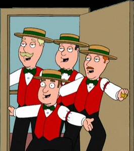 Barbershop quartet contest