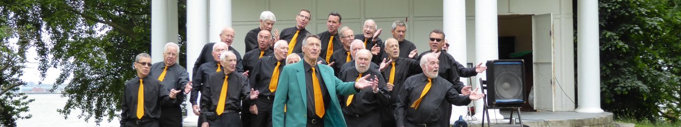 Wayfarers singing in Vale Park